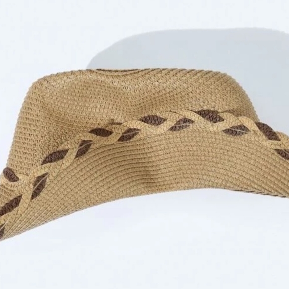 Braid Detail Straw Hat - Picture 2 of 3